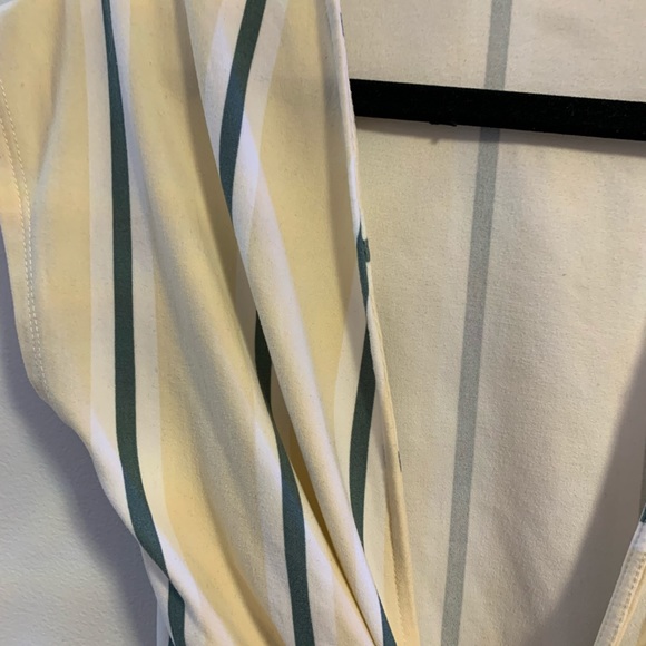 Striped Tie Up Summer Top - Picture 2 of 3